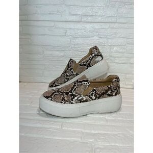 J/Slides NYC Cleo Snake Print Leather